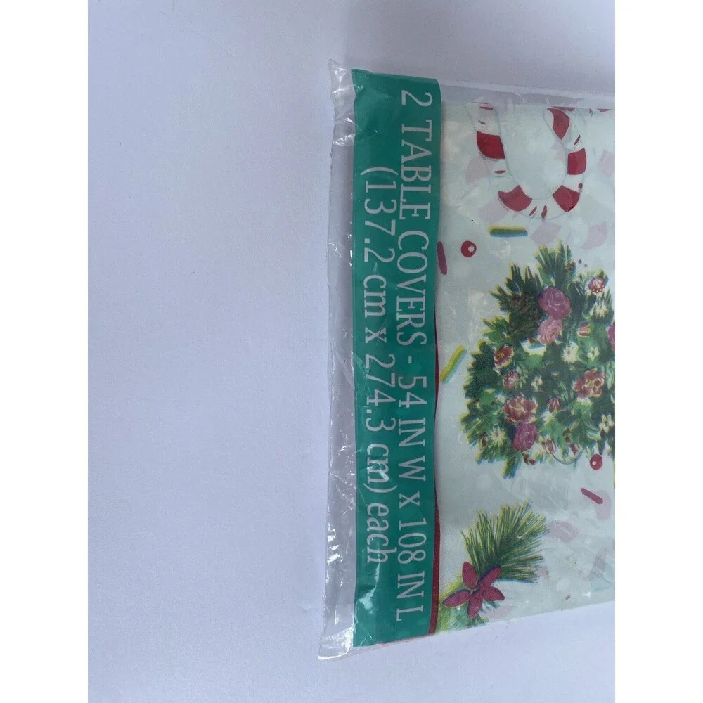 The Pioneer Woman Table Cover Pack Of 2 (54in X 102 Inches Long Plastic New